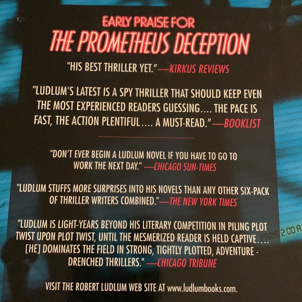 👍2/$26👍 The Prometheus Deception - Picture 5 of 7